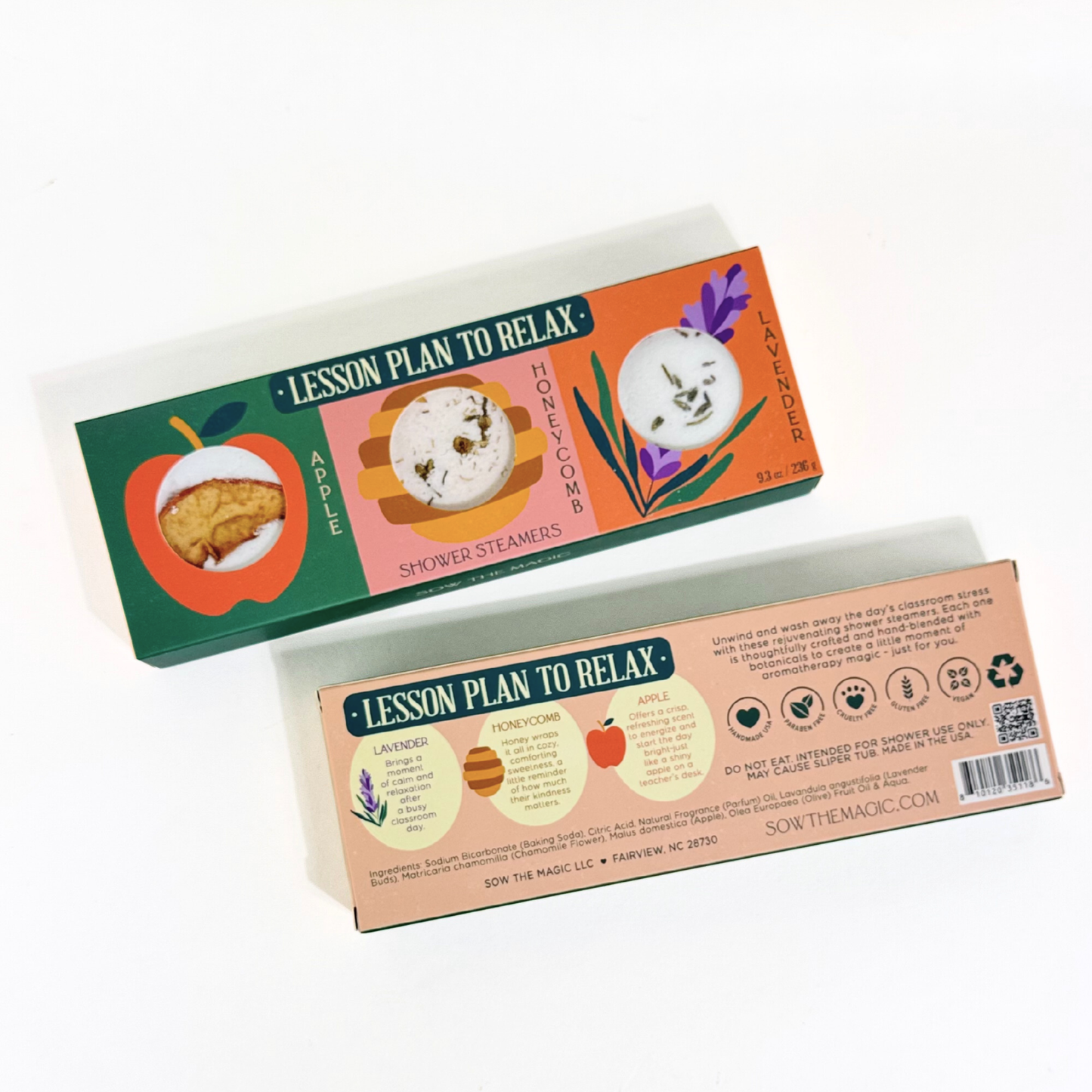 Lesson Plan to Relax Shower Steamer Set