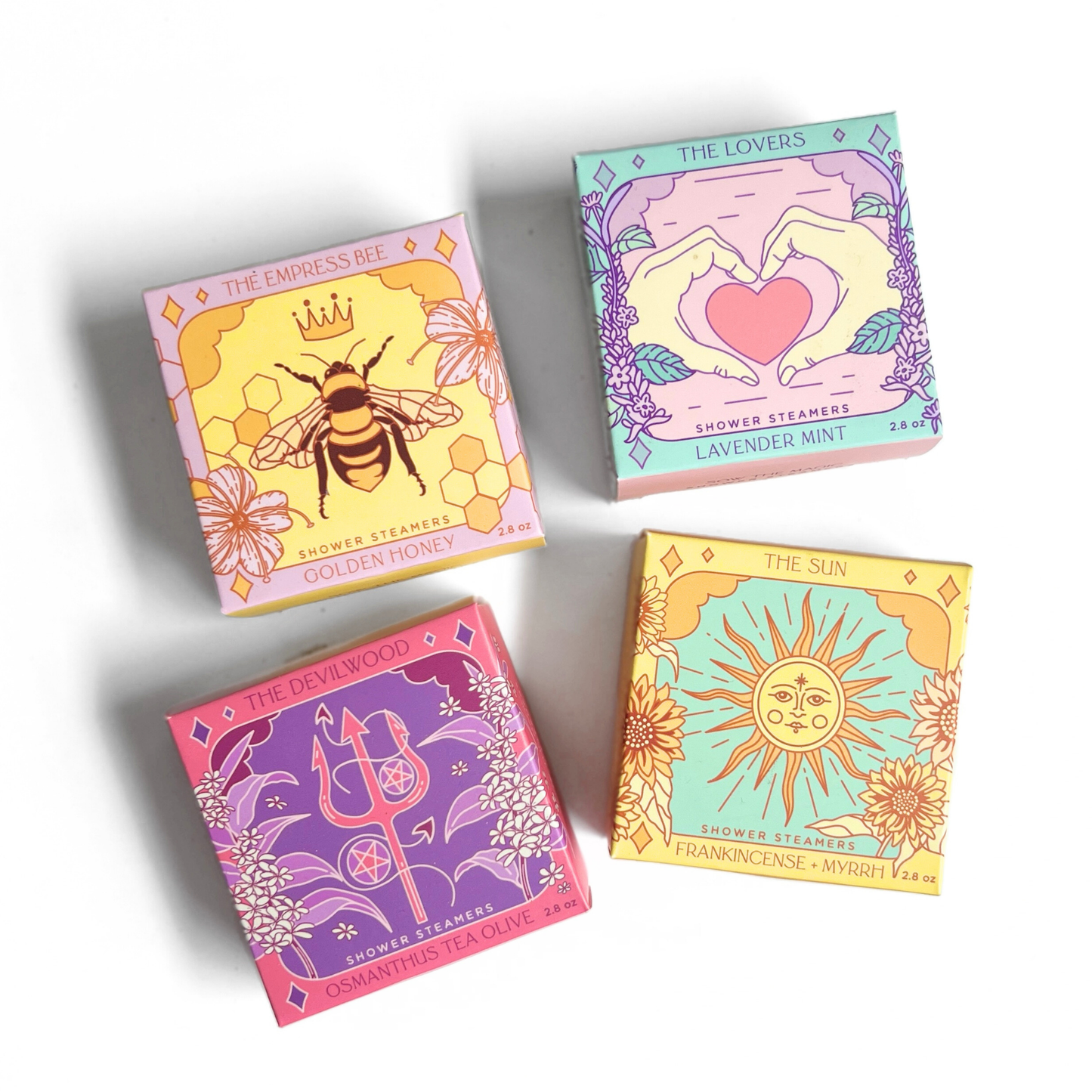 The Sunflower Shower Steamer Set in Frankincense