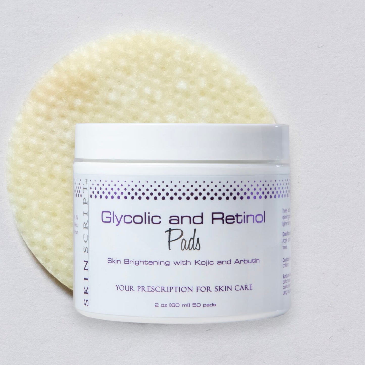 SkinScript Glycolic and Retinol Pads