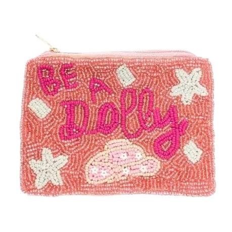 Be A Dolly Beaded Coin Pouch