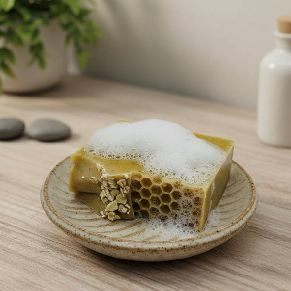 Oatmeal Turmeric & Honey Handmade Soap Bar VEGAN