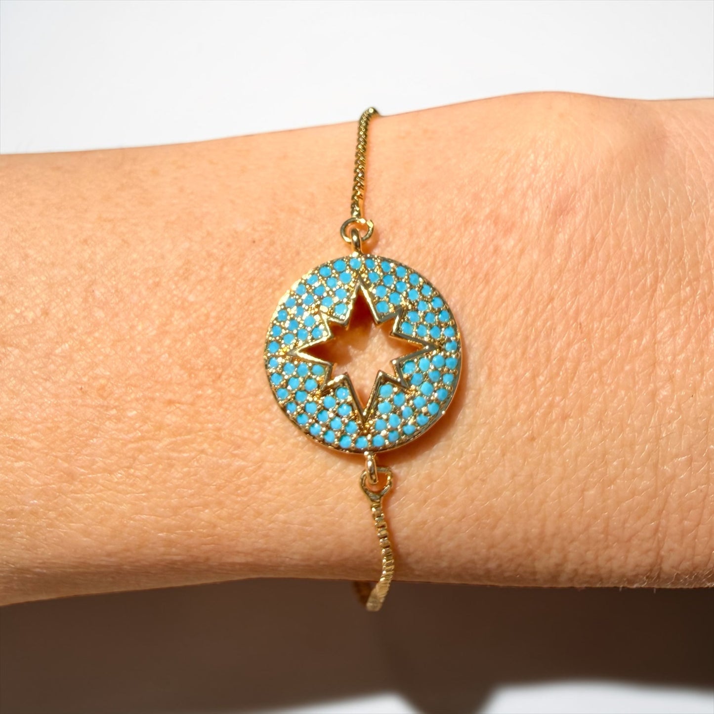 Turquoise Starburst Bracelet