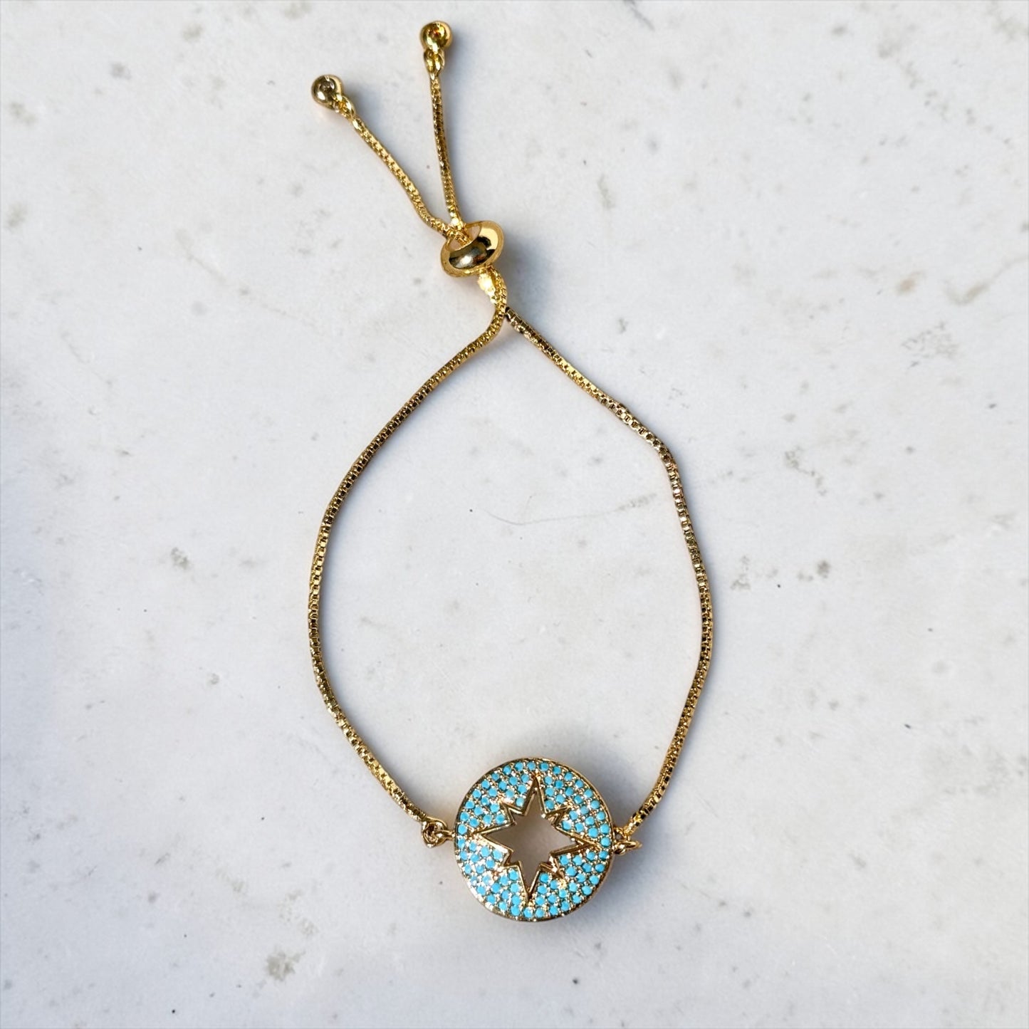 Turquoise Starburst Bracelet