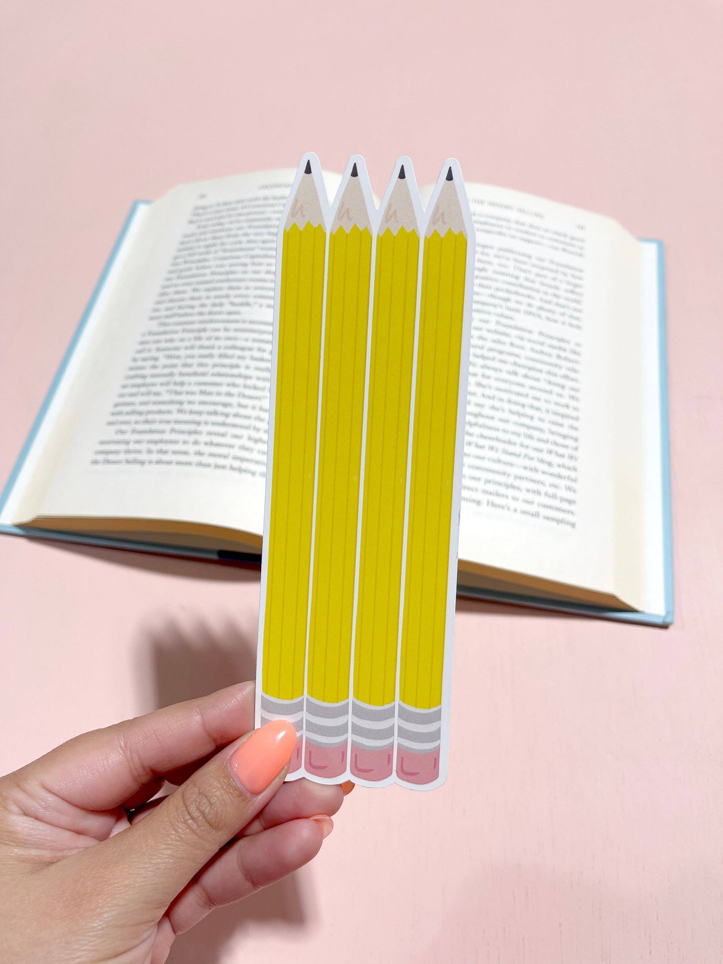 Pencils Die Cut Bookmark