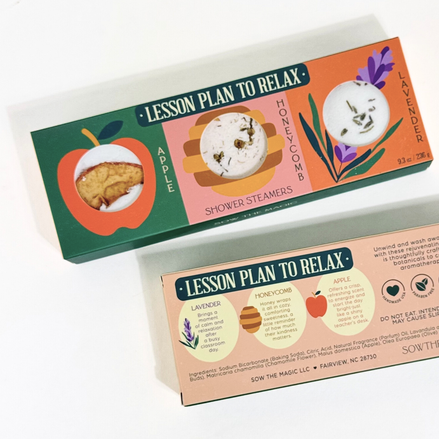 Lesson Plan to Relax Shower Steamer Set